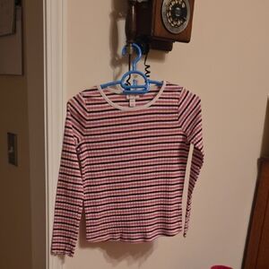 Cat & Jack Multicolor Striped Long Sleeve Shirt